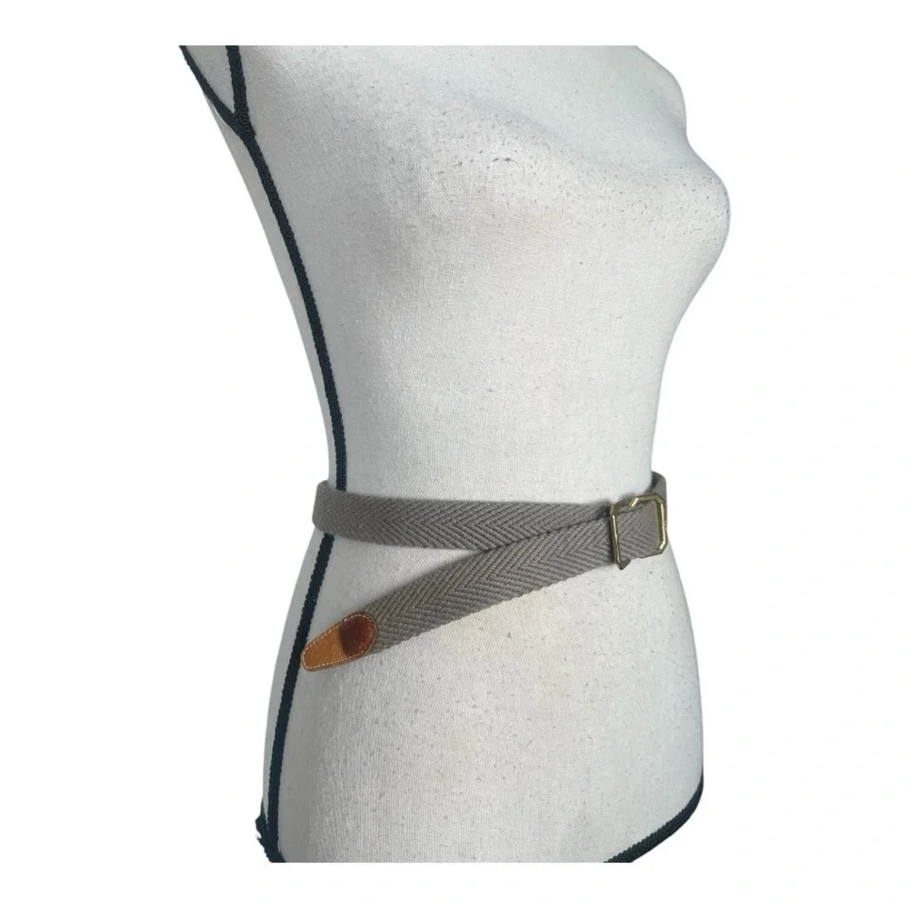 Vintage Gray and Gold Belt Accessories